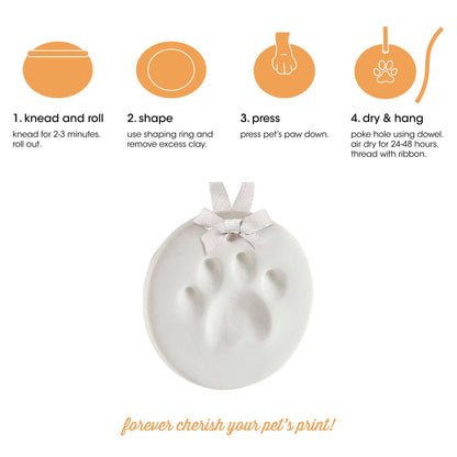 Pet Pawprints Keepsake Ornament Kit