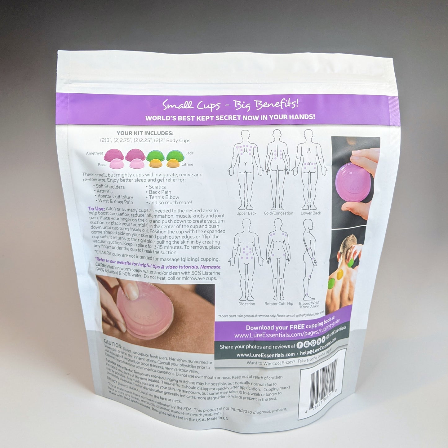 STATIC MASSAGE CUPPING SET