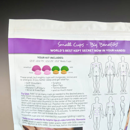 STATIC MASSAGE CUPPING SET