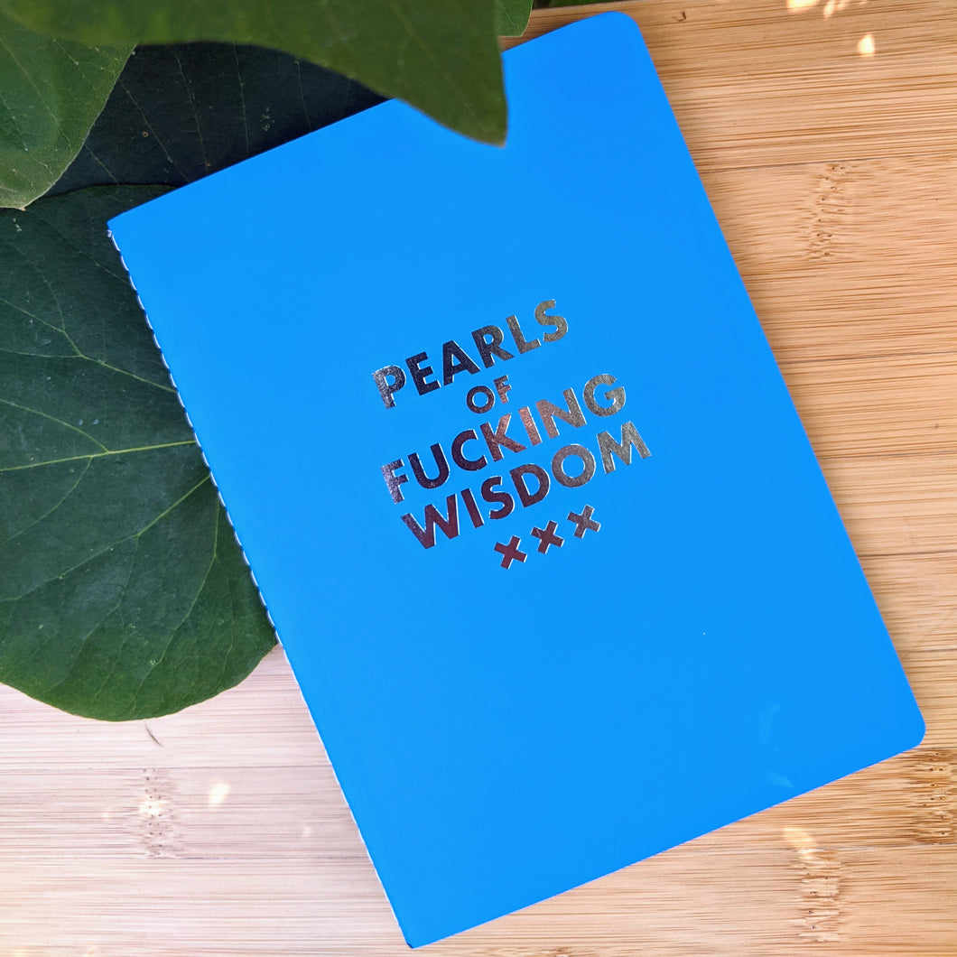 PEARLS OF WISDOM - LINED NOTEBOOK